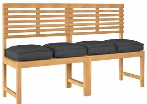 Perne Pallet pentru Șezut - 4 piese Negre, 40 x 40 x 8 cm, din material Oxford. - 3/5