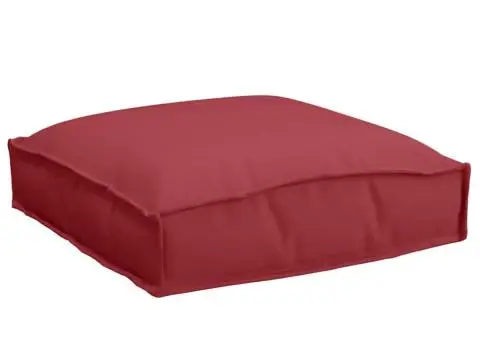 Perne pentru paleti , set de 4 buc, Bordo, dimensiuni 40 x 40 x 8 cm, din stofă Oxford. - 5/5