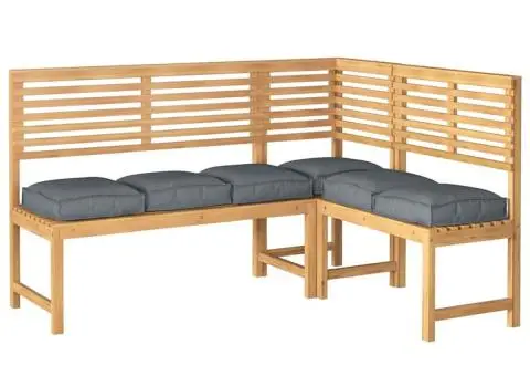 Perne pentru paleți antracit, 6 piese, 40 x 40 x 8 cm, din țesătură Oxford - 3/5