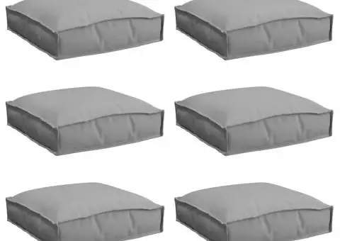 Perne pentru palet de la , set de 6 bucăți gri 40x40x8 cm din material Oxford - 2/5