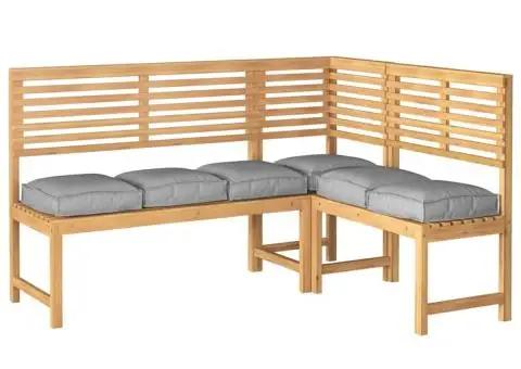 Perne pentru palet de la , set de 6 bucăți gri 40x40x8 cm din material Oxford - 3/5