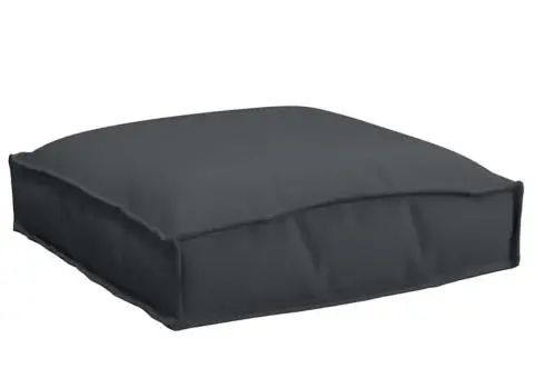 Pernuțe Palet pentru scaun, 6 buc, negre, 40 x 40 x 8 cm, din material Oxford. - 5/5