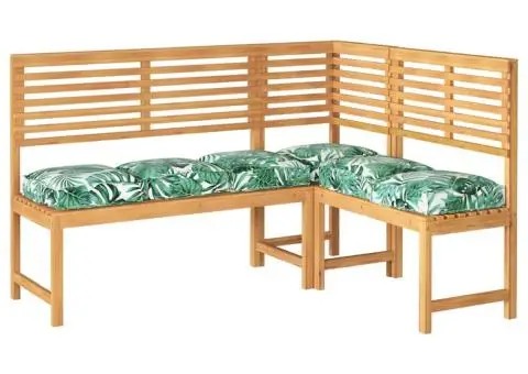 Perne pallet pentru șezut, set de 6, model de frunze, 40 x 40 x 8 cm, din fabrică Oxford. - 3/5