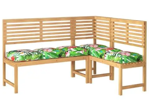 Pernuțe de palet viaXL pentru șezlong 6 bucăți Tropical Jungle 40x40x8 cm, fabrică Oxford - 3/5