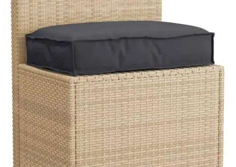 Perna pentru paleti pentru scaun Negru 60x40x8 cm Material Oxford - 2/5