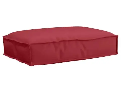 Pernă pentru Palet pentru Loc de Șezut Roșu Vin 60x40x8 cm Material Oxford - 1/5