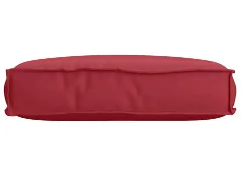Pernă pentru Palet pentru Loc de Șezut Roșu Vin 60x40x8 cm Material Oxford - 2/5