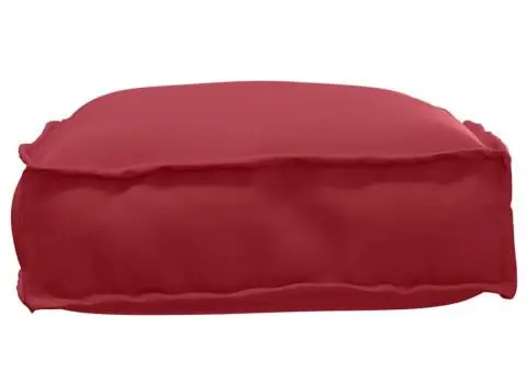 Pernă pentru Palet pentru Loc de Șezut Roșu Vin 60x40x8 cm Material Oxford - 3/5