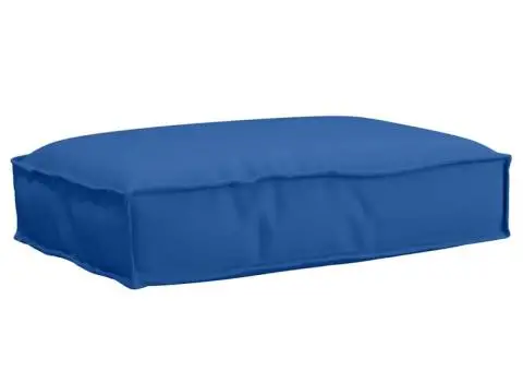 Perna pentru palet pentru șezut Albastru regal 60x40x8 cm Material Oxford - 1/5