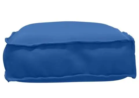 Perna pentru palet pentru șezut Albastru regal 60x40x8 cm Material Oxford - 4/5