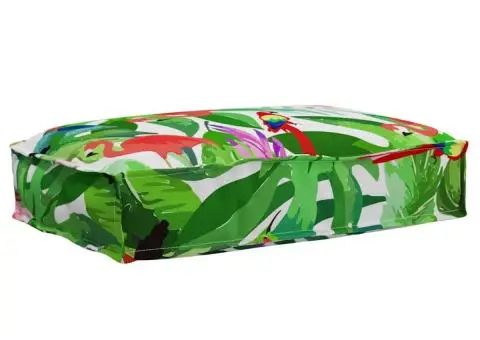 Perna Palet pentru șezut Junglă Tropicală 60x40x8 cm Țesătură Oxford - 1/5