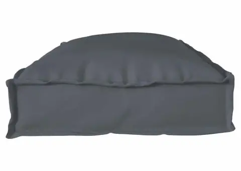 Pătură pentru palete pentru bancă antracit 100 x 40 x 8 cm, din fabrică Oxford. - 3/5