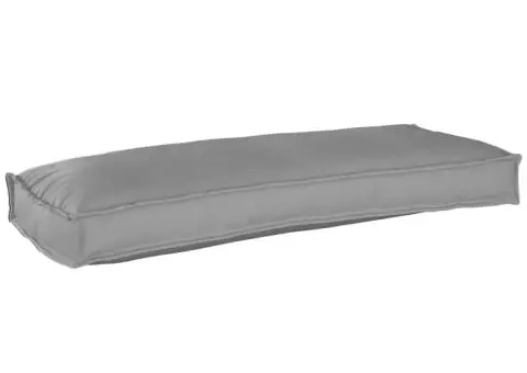 Pernă pentru Palet pentru Bancă Gri 100x40x8 cm Material Oxford - 1/5