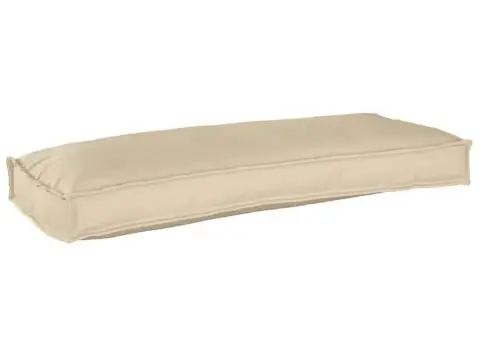 Perne pentru bancă bej, 100 x 40 x 8 cm, din fabrica Oxford - 1/5