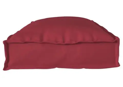 Perna pentru palet pentru bancă bordo, 100 x 40 x 8 cm, din țesătură Oxford - 3/5