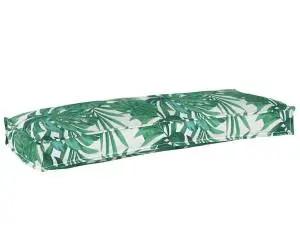 vidaXL Perna pentru palet pentru bancă cu model floral, 100 x 40 x 8 cm, din stofă Oxford.
