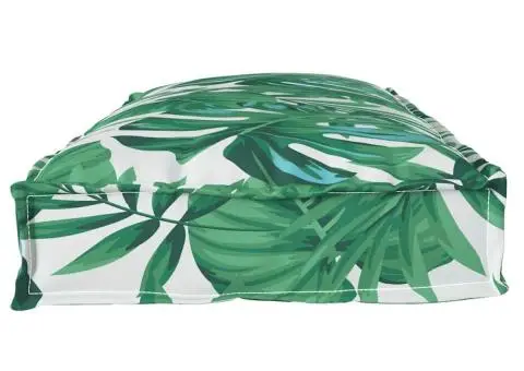 Perna pentru palet pentru bancă cu model floral, 100 x 40 x 8 cm, din stofă Oxford. - 3/5