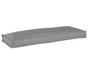 Perna pentru palet gri pentru bancă 110x40x8 cm, din țesătură Oxford