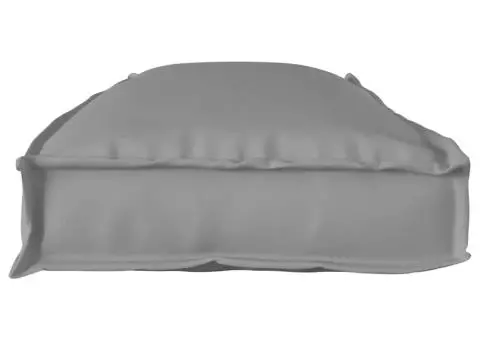 Perna pentru palet gri pentru bancă 110x40x8 cm, din țesătură Oxford - 3/5