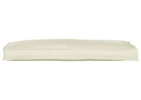 Pernă pentru palet pentru bancă crem 110x40x8 cm din material Oxford - 2/5