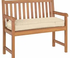 vidaXL Pernă pentru pallet pentru bancă Bej 110 x 40 x 8 cm, Fabric Oxford