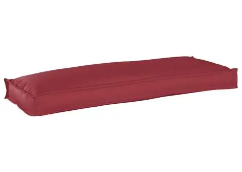 Căciulă din palet pentru bancă bordo 110 x 40 x 8 cm, din material Oxford - 1/5