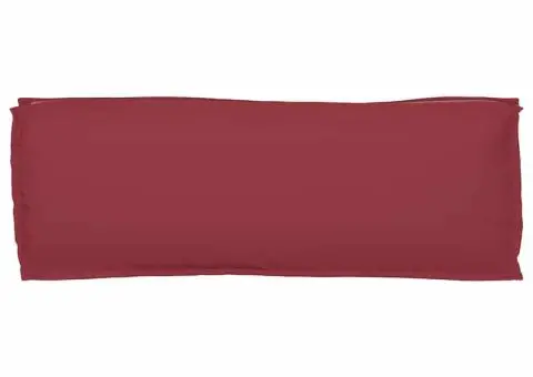 Căciulă din palet pentru bancă bordo 110 x 40 x 8 cm, din material Oxford - 4/5