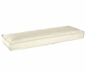 vidaXL Cuscus pentru palet , pentru bancă, crem, 120 x 40 x 8 cm, din material Oxford.