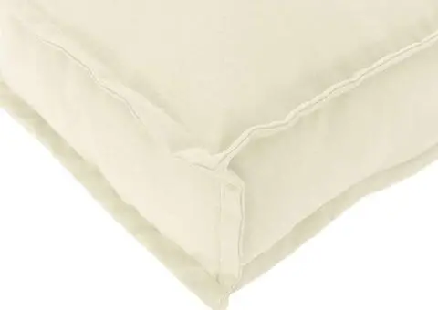 Cuscus pentru palet , pentru bancă, crem, 120 x 40 x 8 cm, din material Oxford. - 5/5