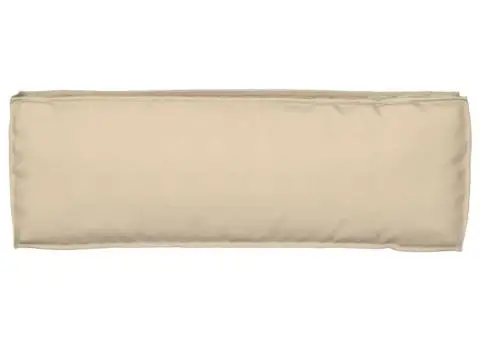 Cojoc pentru bancă bej 120 x 40 x 8 cm, fabricat din Oxford - 4/5