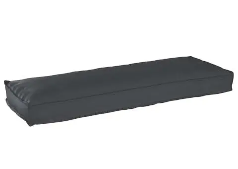 Cojoc de Palet pentru Bancă Negru 120 x 40 x 8 cm din material Oxford. - 1/5