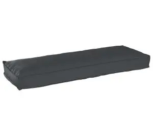 vidaXL Cojoc de Palet pentru Bancă Negru 120 x 40 x 8 cm din material Oxford.