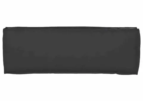 Cojoc de Palet pentru Bancă Negru 120 x 40 x 8 cm din material Oxford. - 4/5