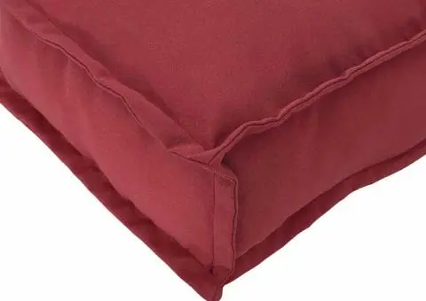 Perne pentru palet burgund, 120 x 40 x 8 cm, din fabrică Oxford - 5/5