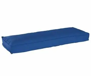 vidaXL Perne pentru palete pentru bănci, albastru regal, 120x40x8 cm, din țesătură Oxford.