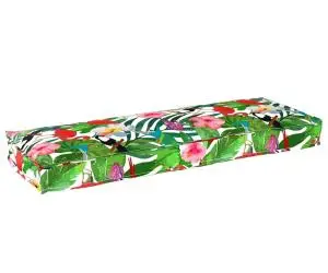 vidaXL Perne pentru bănci Tropical Jungle 120x40x8 cm, din material Oxford