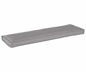 vidaXL Pernă pentru palet de la , gri, 140 x 40 x 8 cm, din material Oxford.