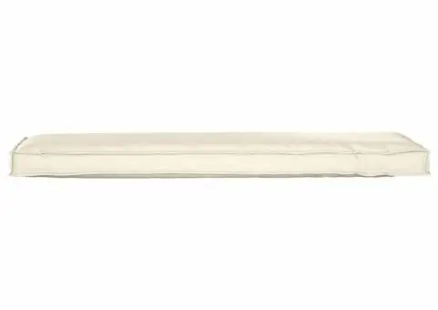 Pernă pentru bancă, crem, 140 x 40 x 8 cm, din material Oxford - 3/5