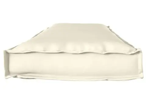 Pernă pentru bancă, crem, 140 x 40 x 8 cm, din material Oxford - 4/5