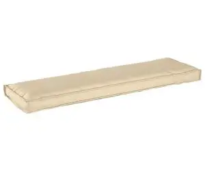 Perna pentru palet pentru bancă, bej, 140 x 40 x 8 cm, din fabrică Oxford