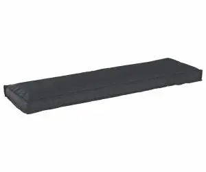 vidaXL Cuscus pentru palet , pentru bancă, negru, 140 x 40 x 8 cm, din material Oxford.