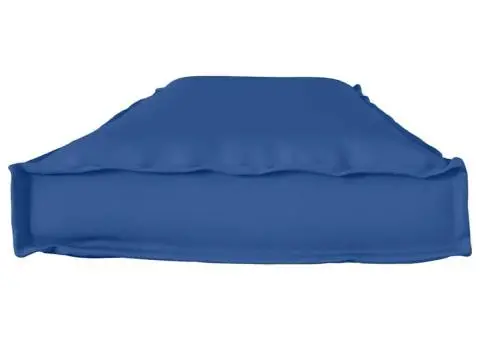 Perna pentru bancă albastru regal 140 x 40 x 8 cm fabricată din Oxford - 3/5