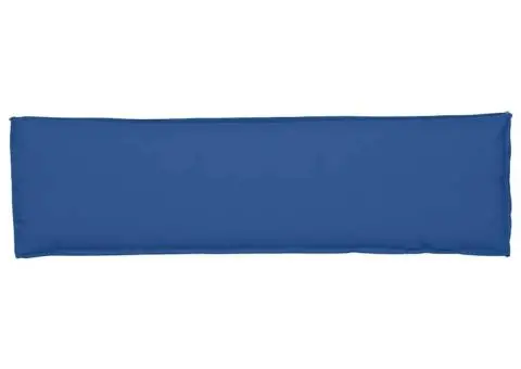 Perna pentru bancă albastru regal 140 x 40 x 8 cm fabricată din Oxford - 4/5