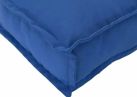 Perna pentru bancă albastru regal 140 x 40 x 8 cm fabricată din Oxford - 5/5