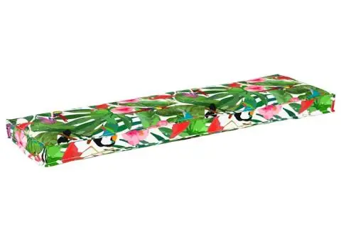 Perna pentru palete pentru bancă Tropice Jungle 140x40x8 cm, din fabrică Oxford - 1/5