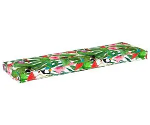vidaXL Perna pentru palete pentru bancă Tropice Jungle 140x40x8 cm, din fabrică Oxford