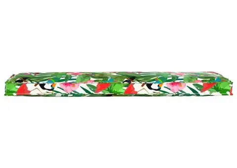 Perna pentru palete pentru bancă Tropice Jungle 140x40x8 cm, din fabrică Oxford - 2/5