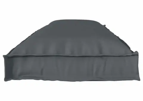 Căpăcel pentru bancă Antracit 150x40x8 cm, fabricat din Oxford. - 3/5