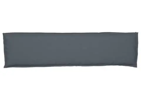 Căpăcel pentru bancă Antracit 150x40x8 cm, fabricat din Oxford. - 4/5