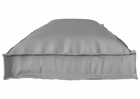 Perna de palet de la pentru bancă, gri, 150x40x8 cm, din material Oxford - 3/5